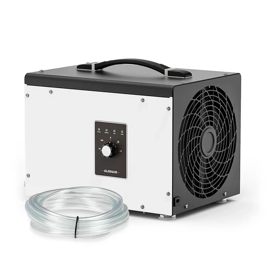 AlorAir Sentinel HS35 crawlspace dehumidifier with drain hose